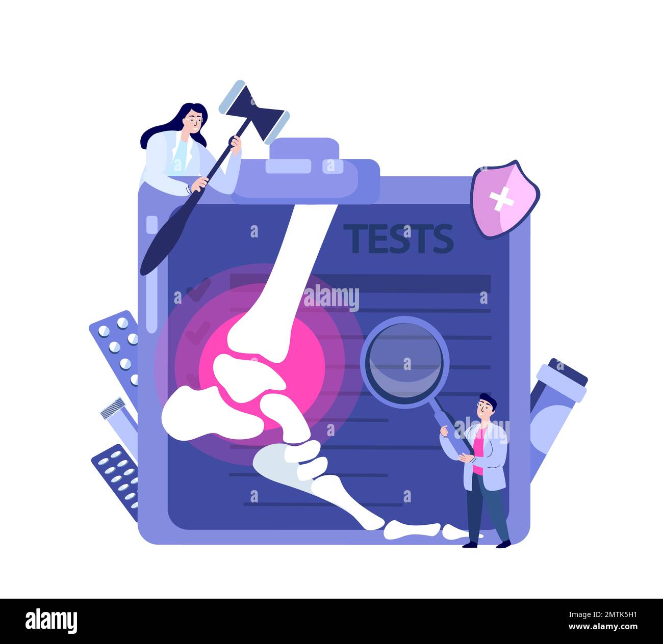 Ankle,foot arthritis.Doctor traumatologist orthopedist , examine human