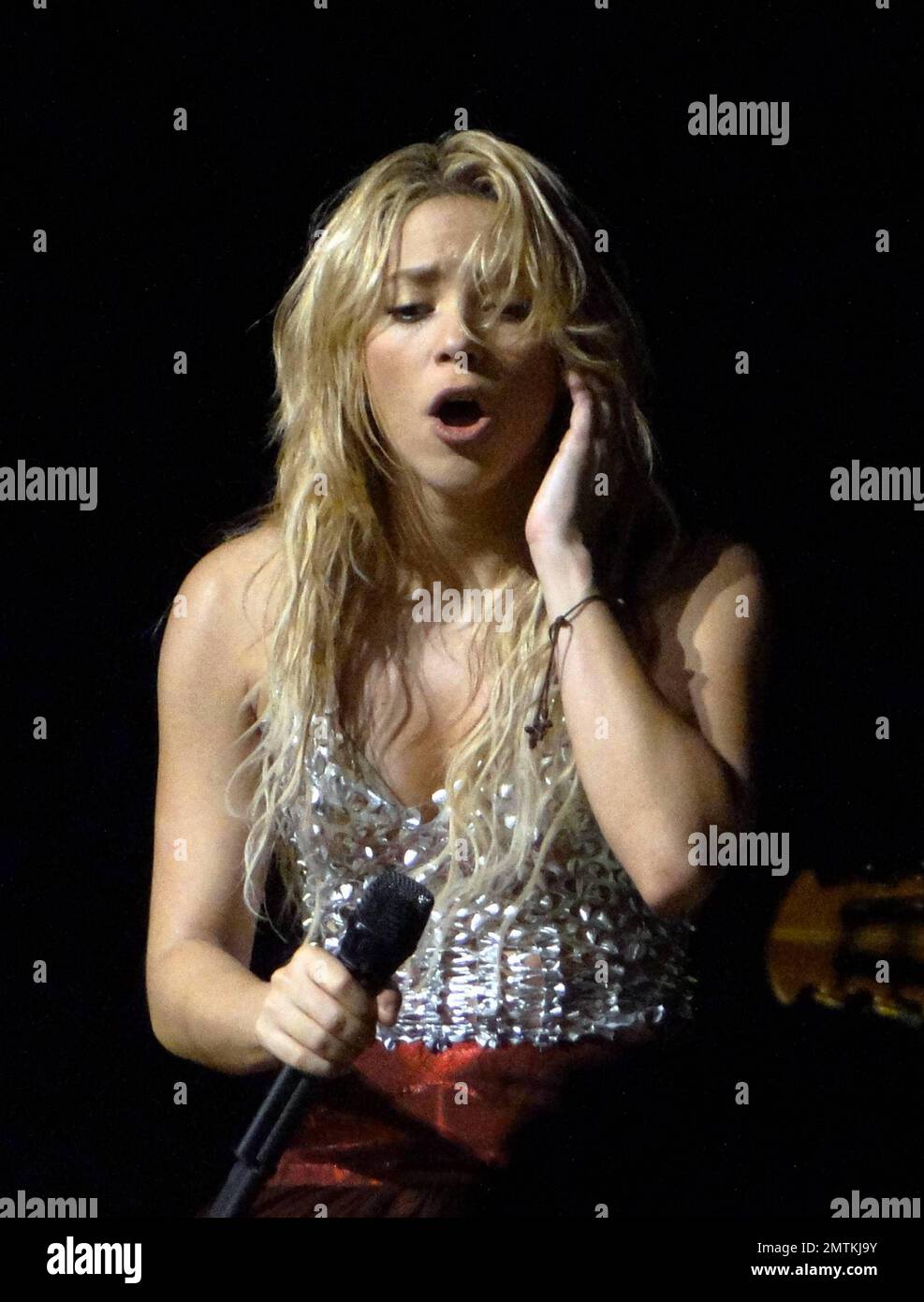 In the second of two South Florida performances, Colombian singer