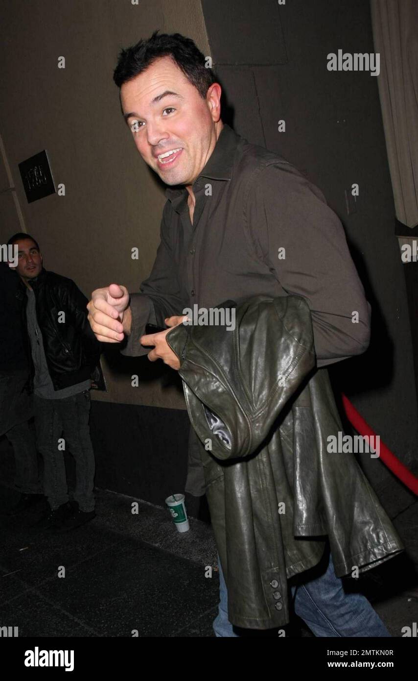 Seth McFarlane attends Shane West&rsquo;s birthday party at Bardot in Los