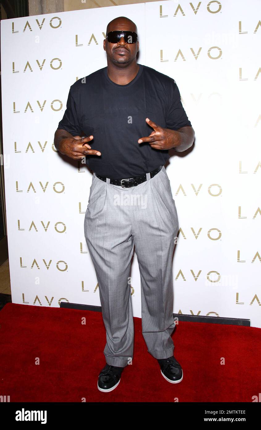 Shaquille O"Neal celebrates his 40th birthday at Lavo Nightclub at the