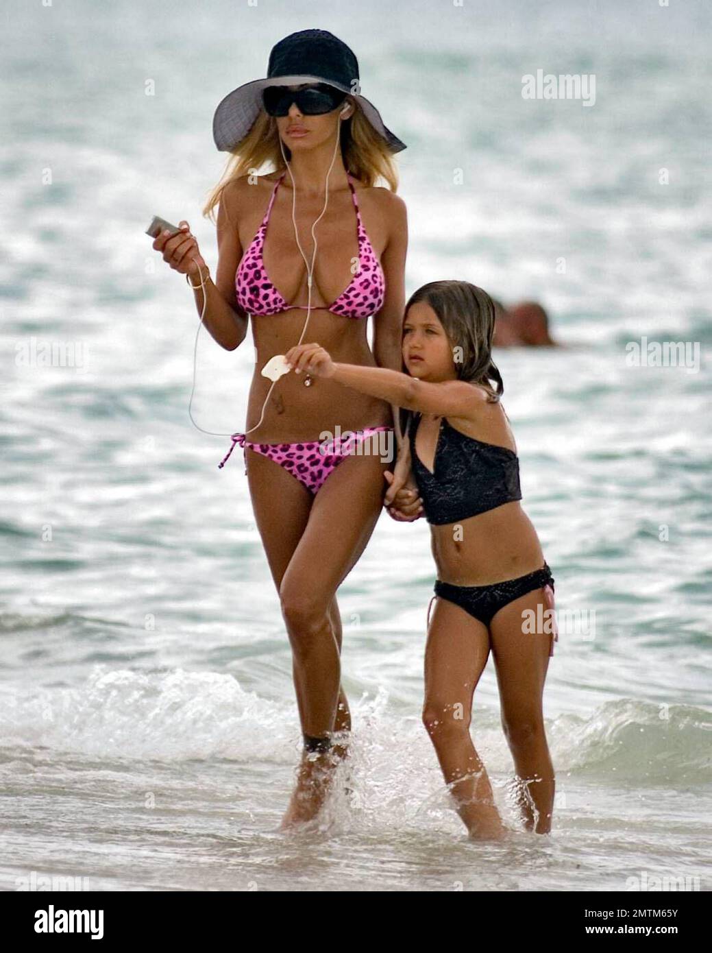 hot pink leopard print bathing suit