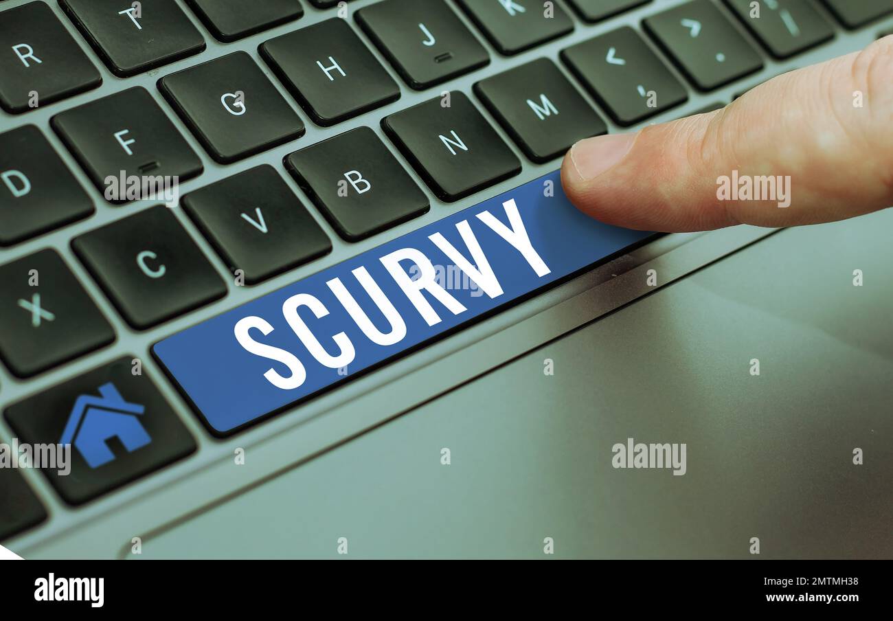 handwriting-text-scurvy-concept-meaning-disease-caused-by-a-lack-of
