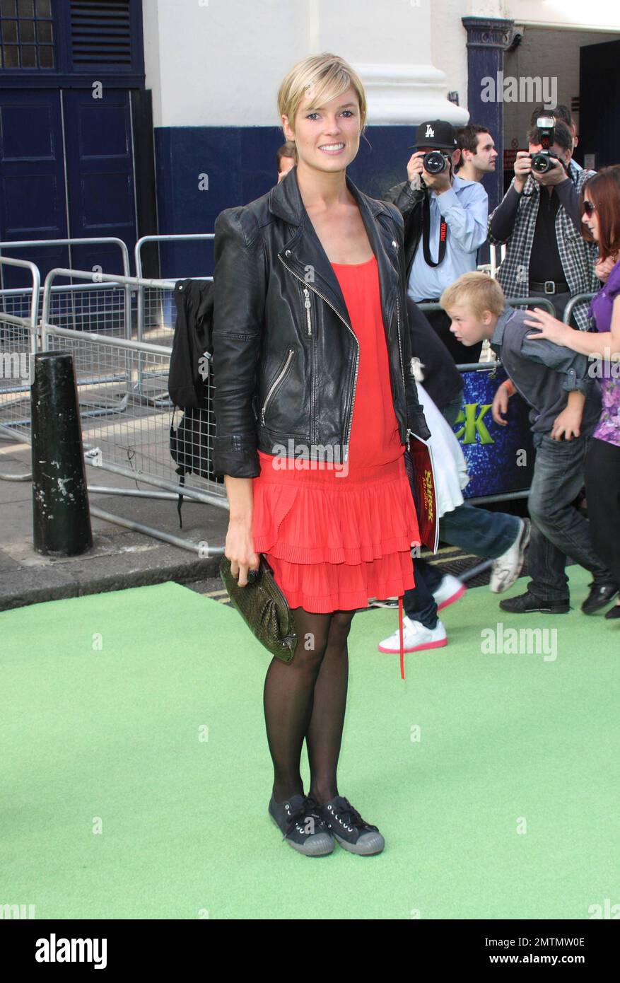 Isabella Calthorpe at the press night for Shrek The Musical in London, UK. 6/14/11. Stock Photo