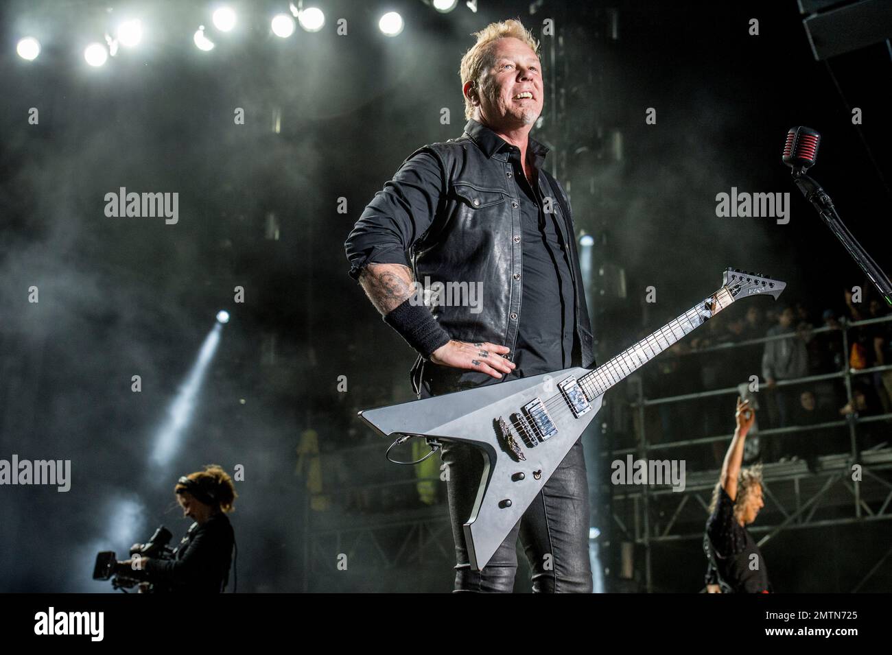James Hetfield of Metallica performs at Rock On The Range Music