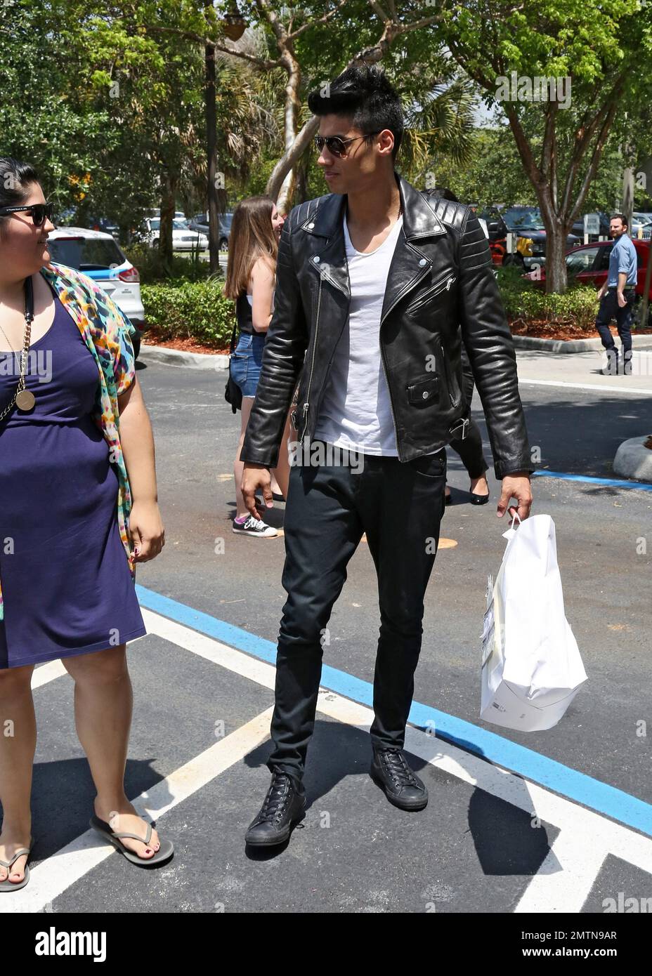 The Wanted's Siva Kaneswaran leaves Miami's Y100 radio station after making  an appearance where he reportedly discussed reports that the band is  splitting up and he plans to go solo. He took