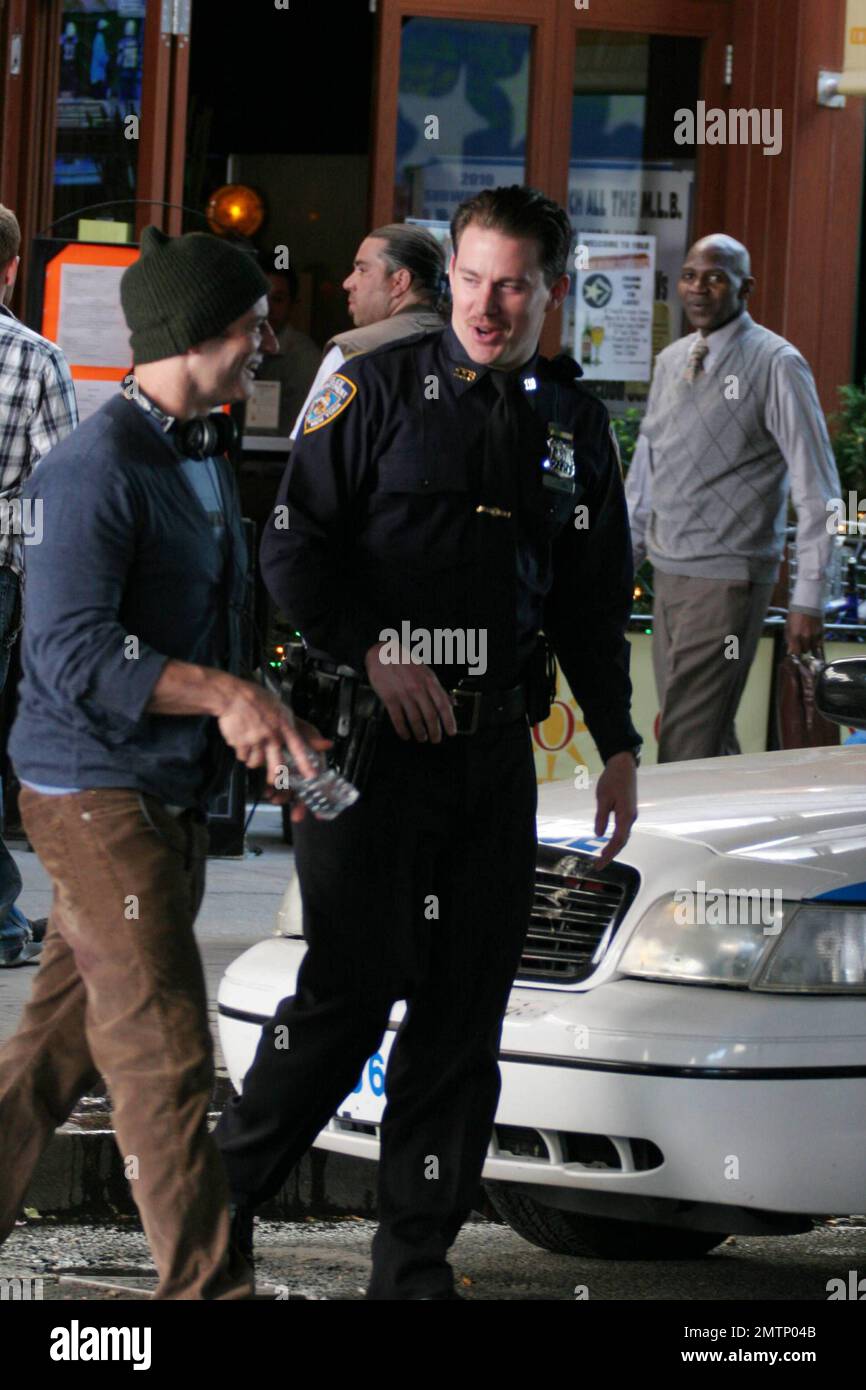 Channing Tatum and James Ransone film scenes for their new movie "Son