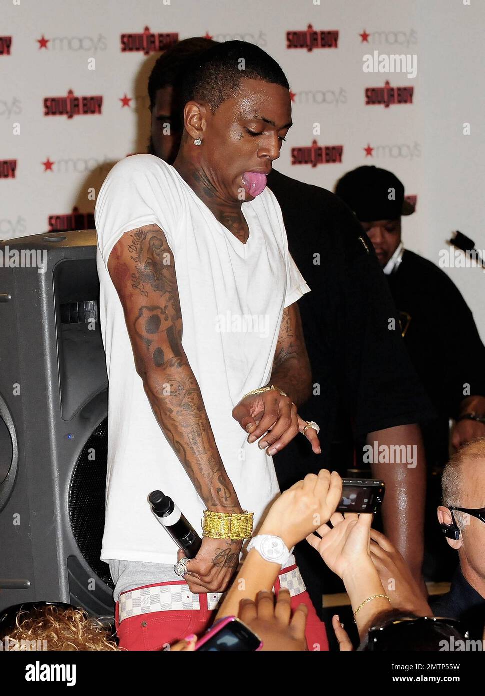 Soulja Boy performs at Mstyle Lab Concert Tour at Macy's Broward