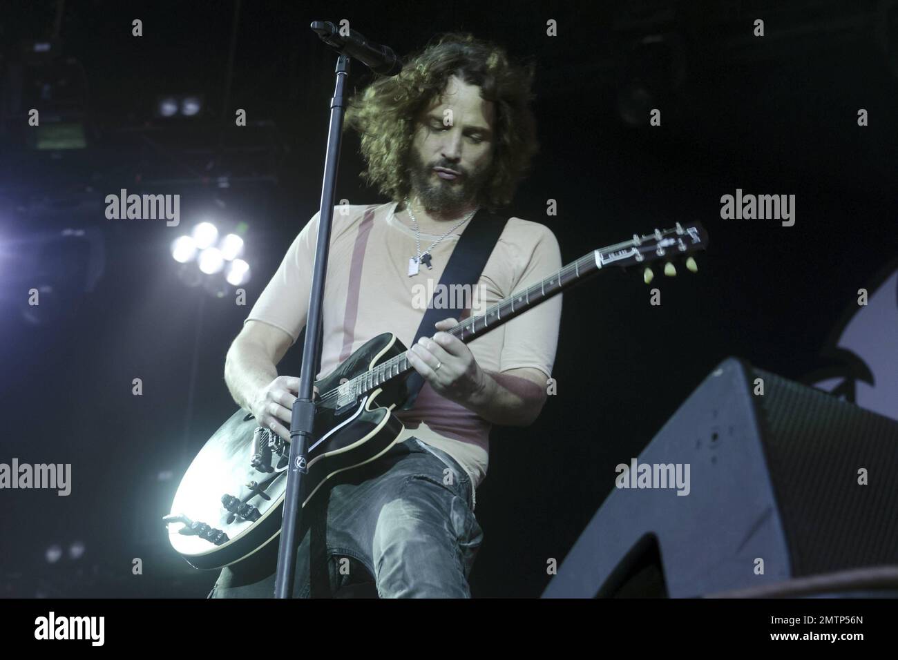 Chris Cornell performs live with Soundgarden at Big Day Out. Sydney, Australia. 26th January 2012. Stock Photo
