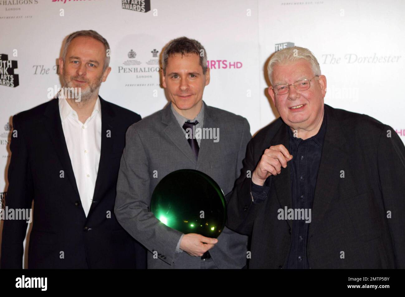 Dominic Cooke, Bruce Norris and Richard Griffiths, winners of South ...