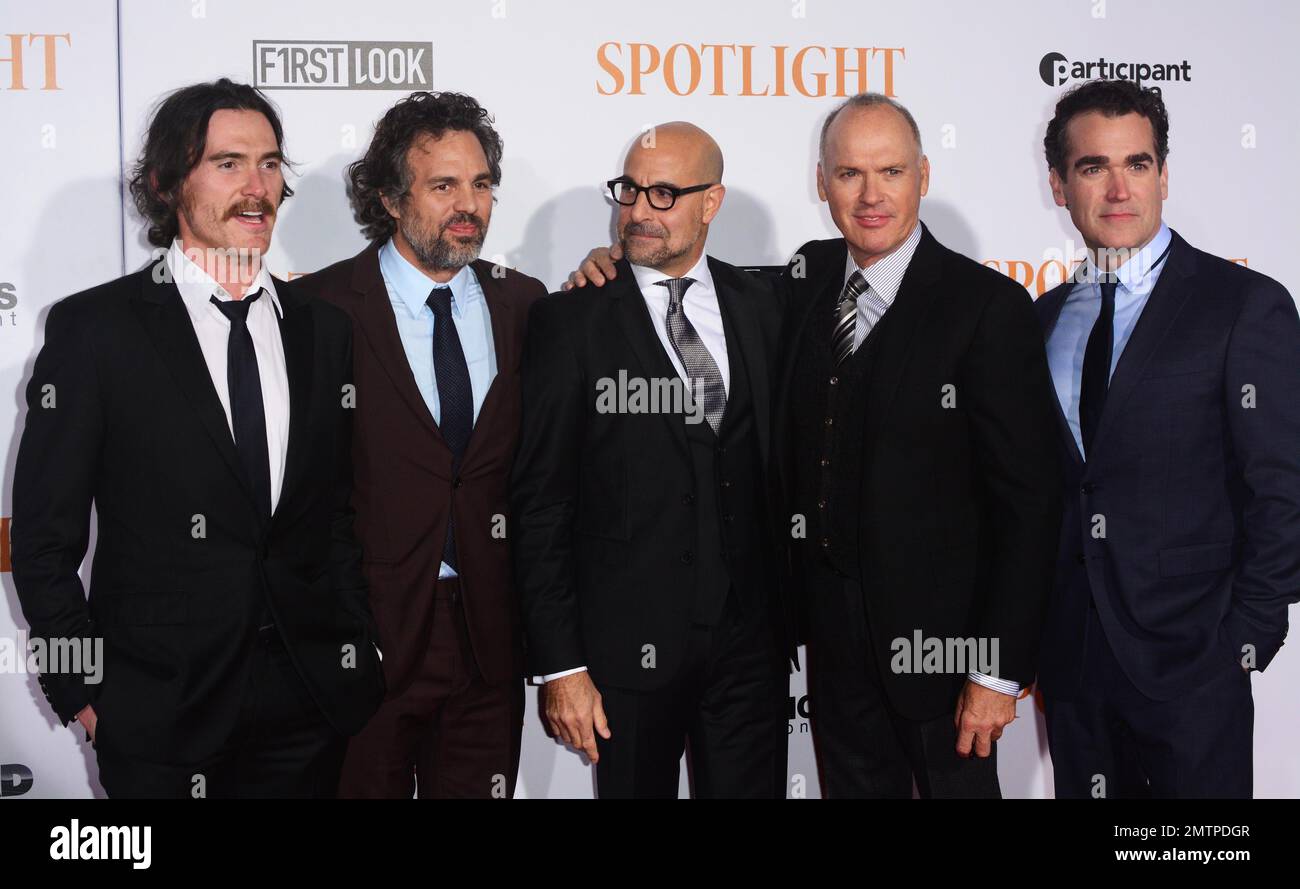 Michael Keaton, Billy Crudup, Mark Ruffalo, Stanley Tucci, Brian d'Arcy