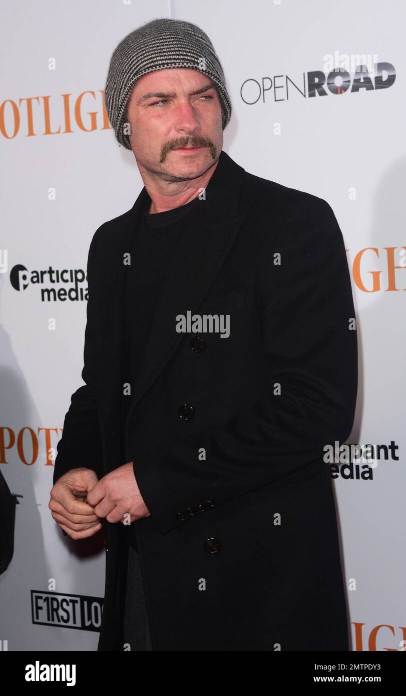 Liev Schreiber attends the 'Spotlight' film premiere in New York City, NY. 27th, October, 2015