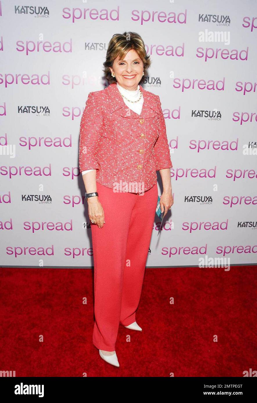  Gloria Allred at the premiere of Spread in Los Angeles, Ca. 8/3/09 Stock Photo Alamy