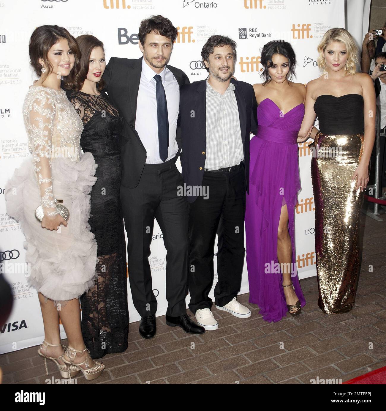 Selena Gomez, Rachel Korine, James Franco, Vanessa Hudgens and Ashley