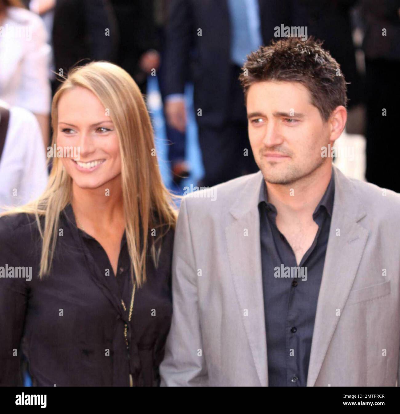 Clare Harding Thom Chambers and wife Clare Harding at the Star Trek premiere in Lonon ...