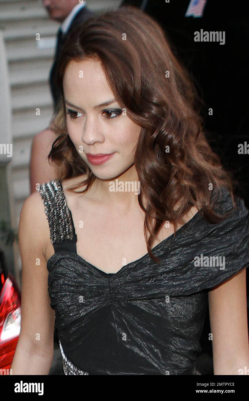 Grey off the shoulder mini dress hi-res stock photography and images - Alamy