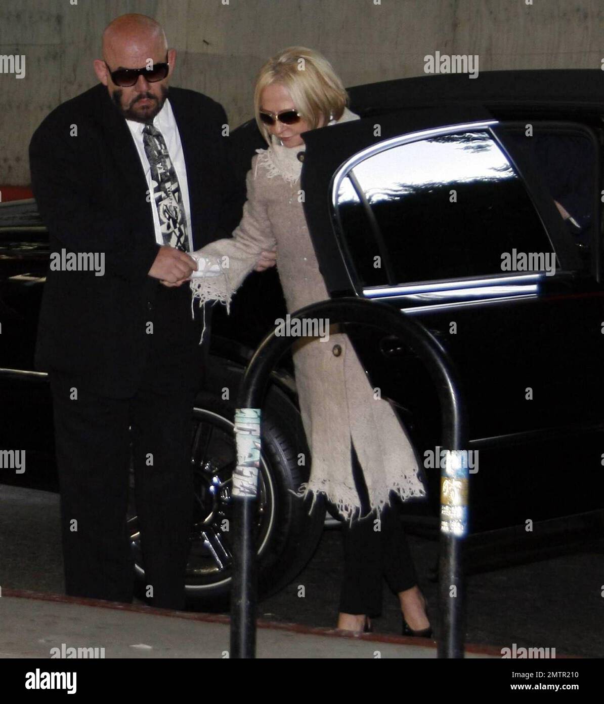 Attorney Howard K. Stern and Doctor Khristine Eroshevich arrive at Los