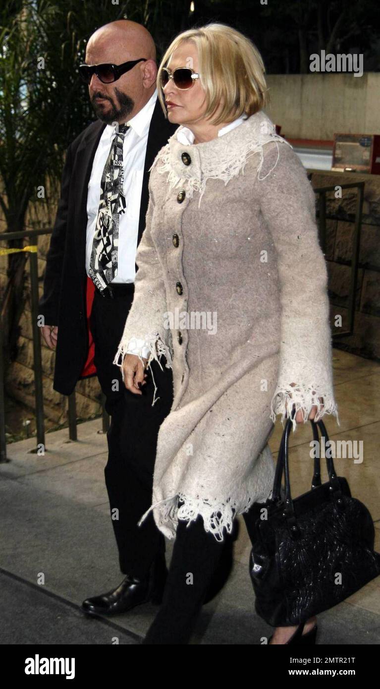 Attorney Howard K. Stern and Doctor Khristine Eroshevich arrive at Los