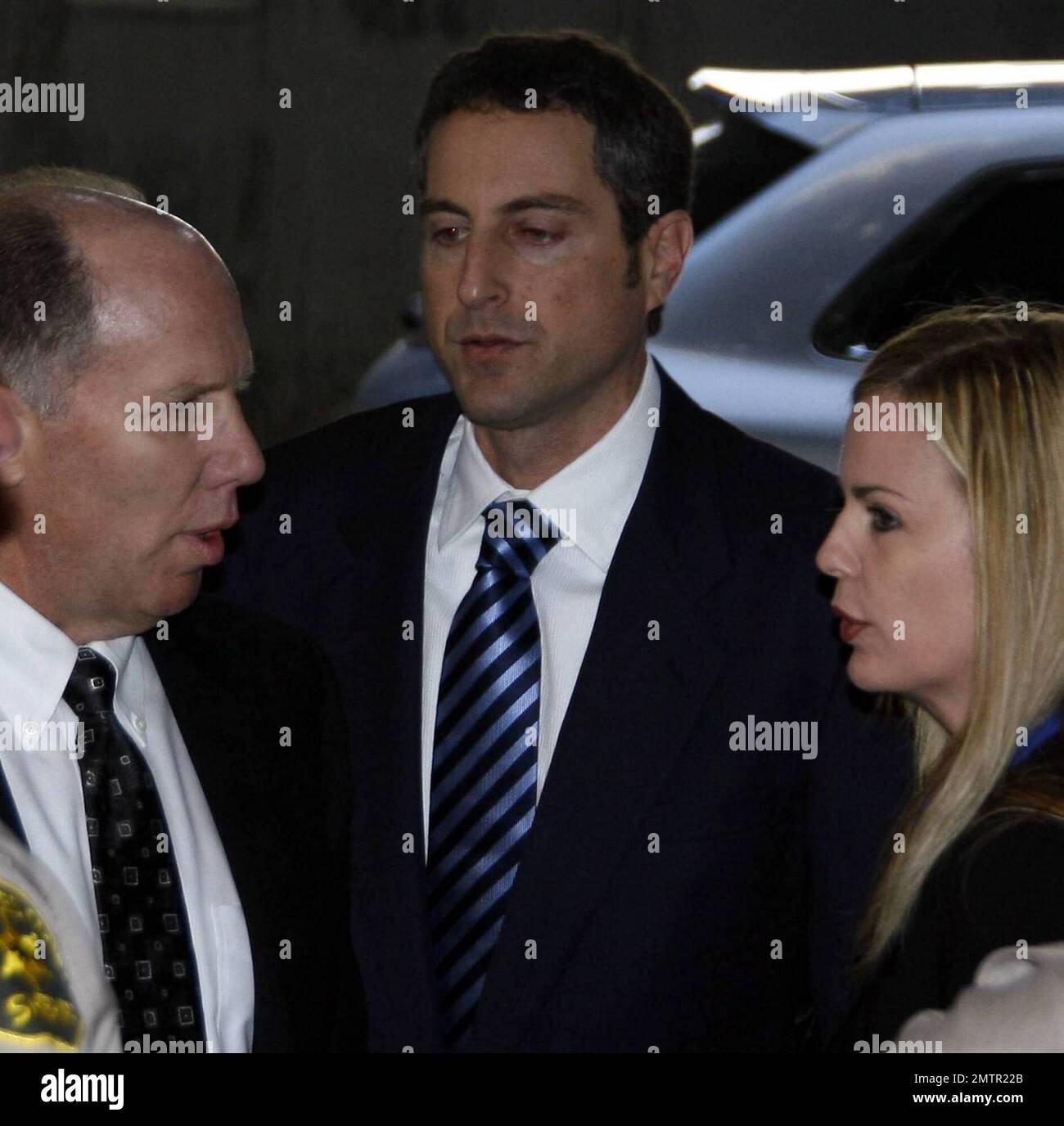 Attorney Howard K. Stern and Doctor Khristine Eroshevich arrive at Los