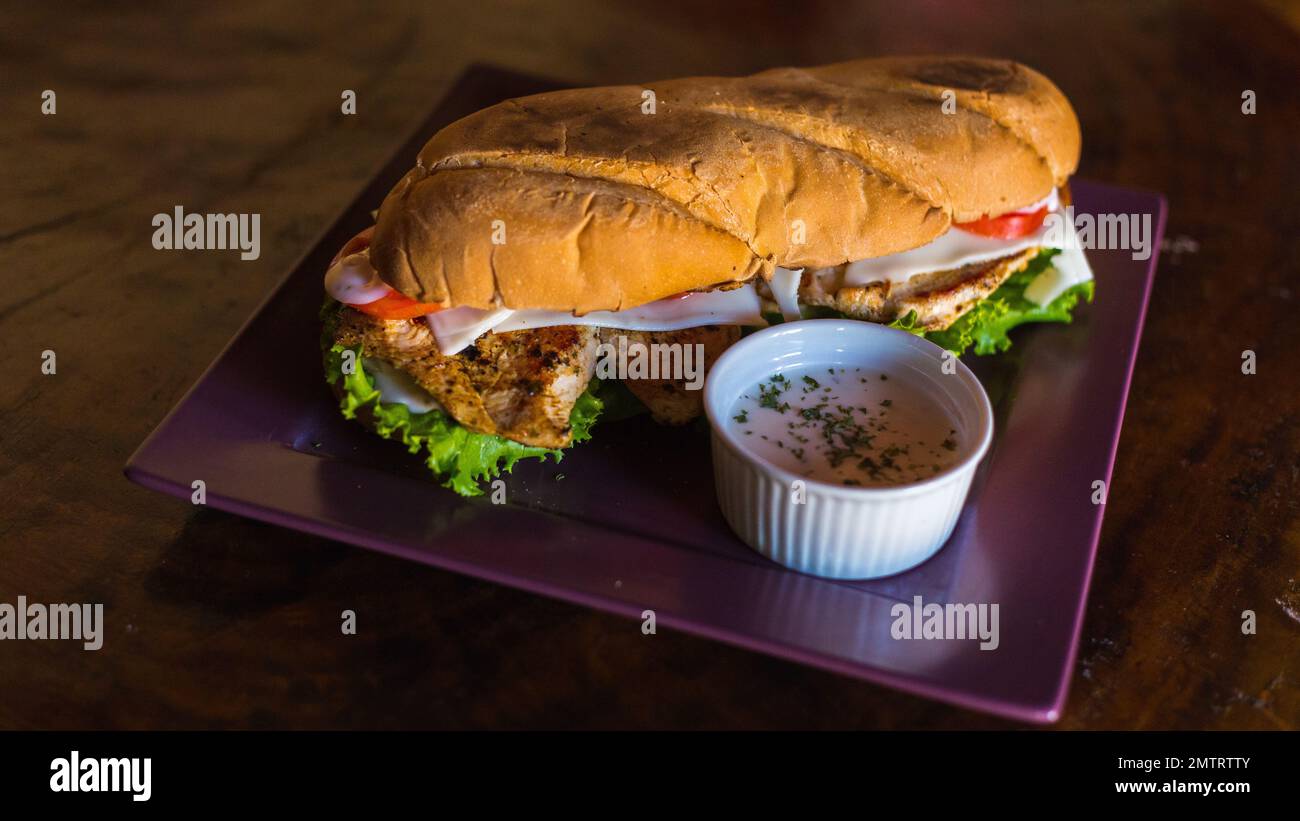 Subway style sandwich hi-res stock photography and images - Alamy