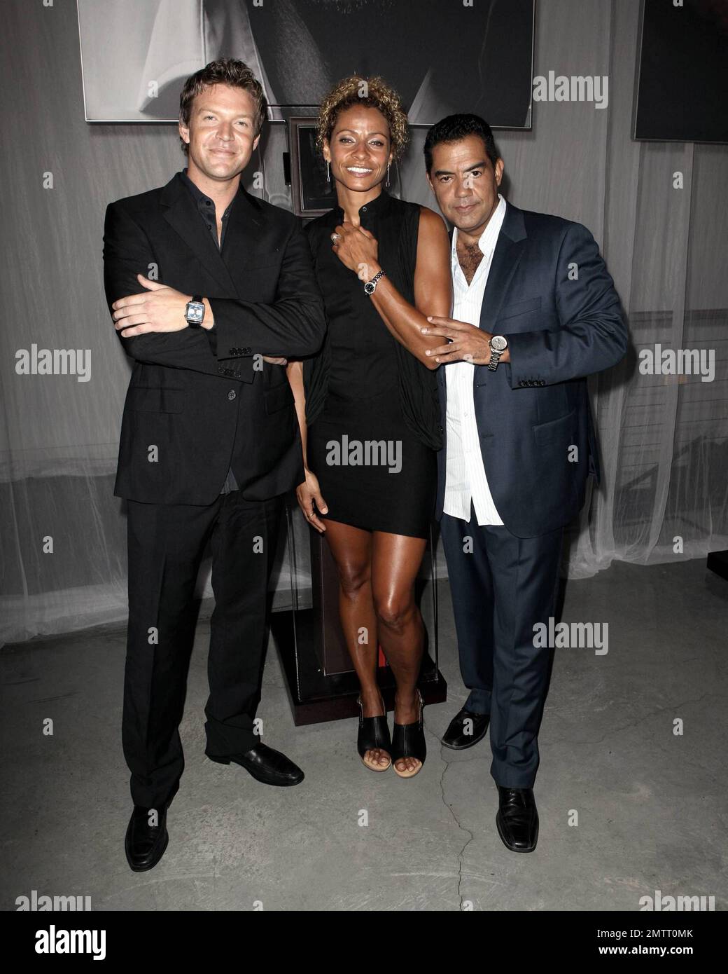 Matt Passmore, Michelle Hurd and Carlos Gomez TAG Heuer 150th Anniversary  and 'Odyssey Of Pioneers' tour at the Temple House Stock Photo - Alamy