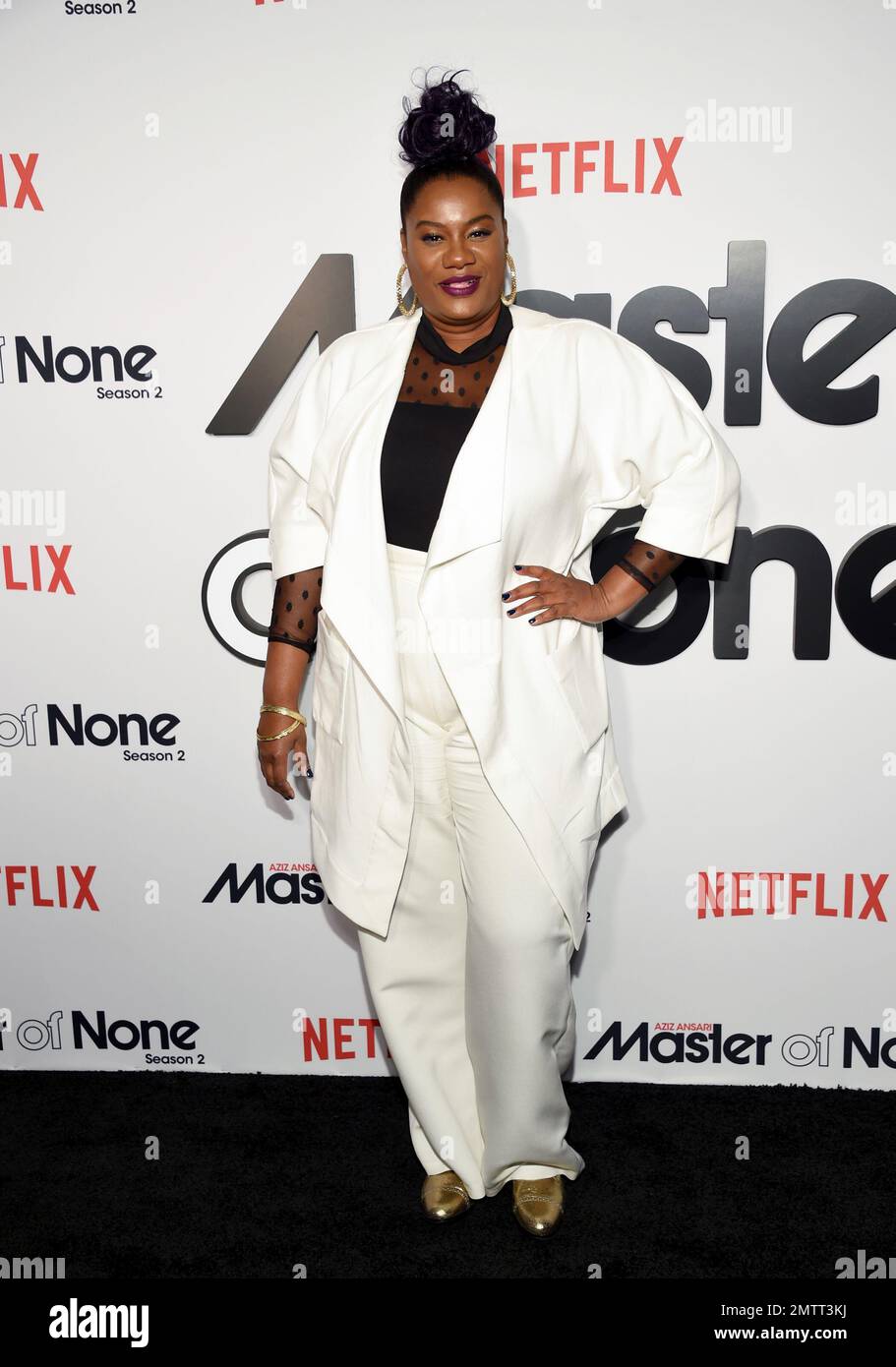 Actress Adrienne C. Moore attends Netflix's "Master of None" season two