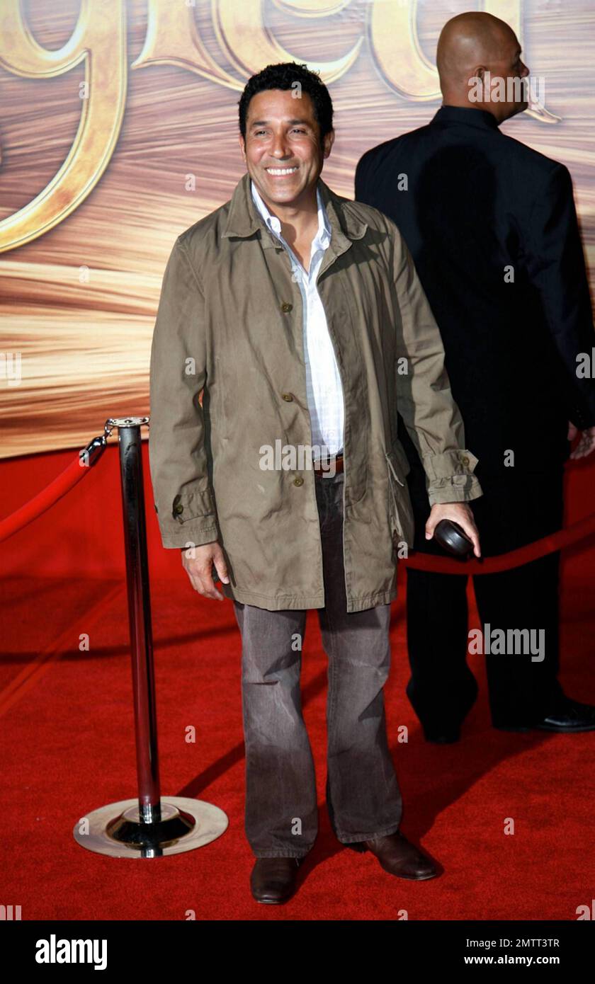 Oscar Nunez at the premiere of &ldquo;Tangled&rdquo; at the El Capitan Theatre in