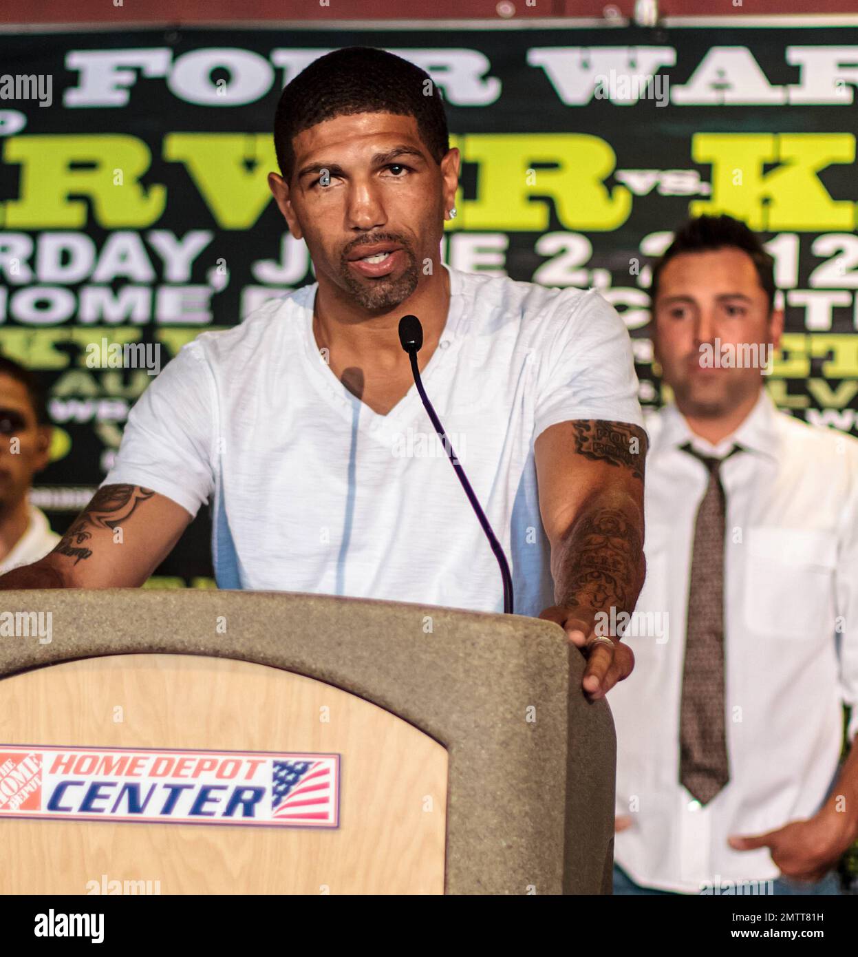 Boxer Ronald 'Winky' Wright at the Home Depot Center Press Conference. Carson, CA. 31st May 2012. Stock Photo