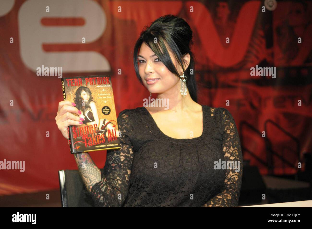 Tera Patrick signs copies of her new book "Sinner Takes All" at the AVN