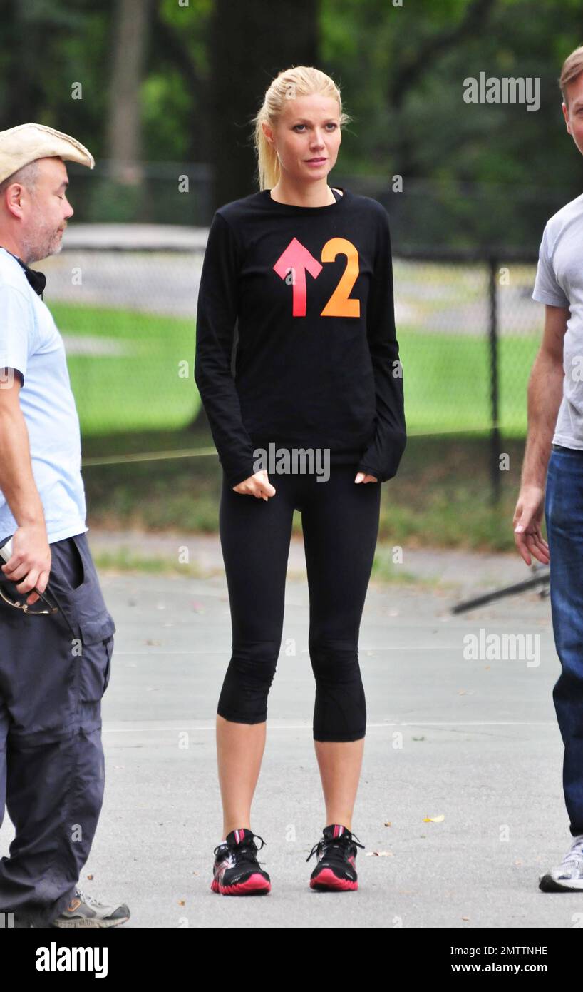Gwyneth Paltrow and Mark Ruffalo film scenes on the set of their new