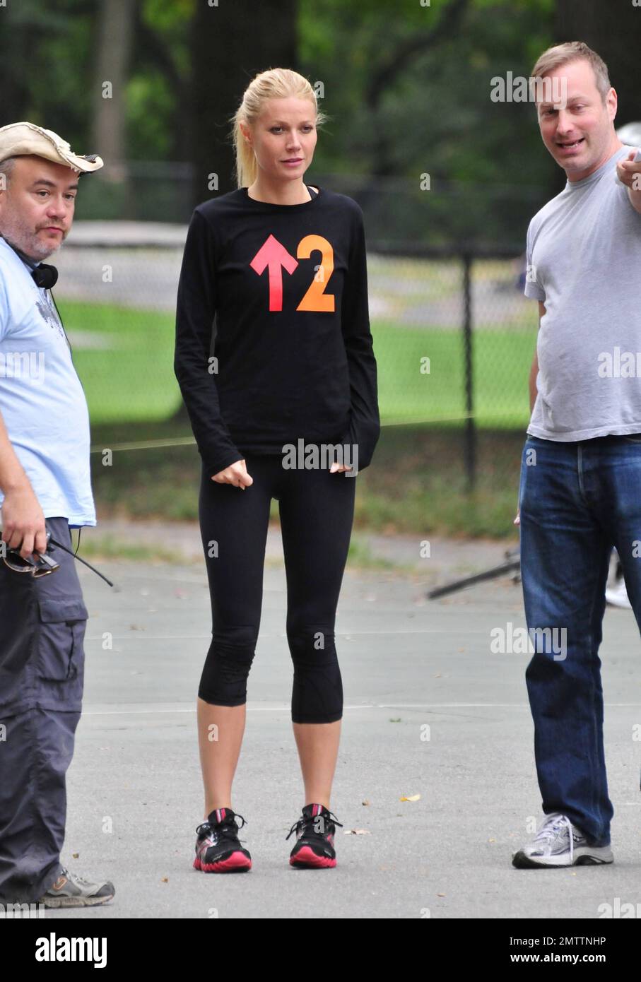 Gwyneth Paltrow and Mark Ruffalo film scenes on the set of their new