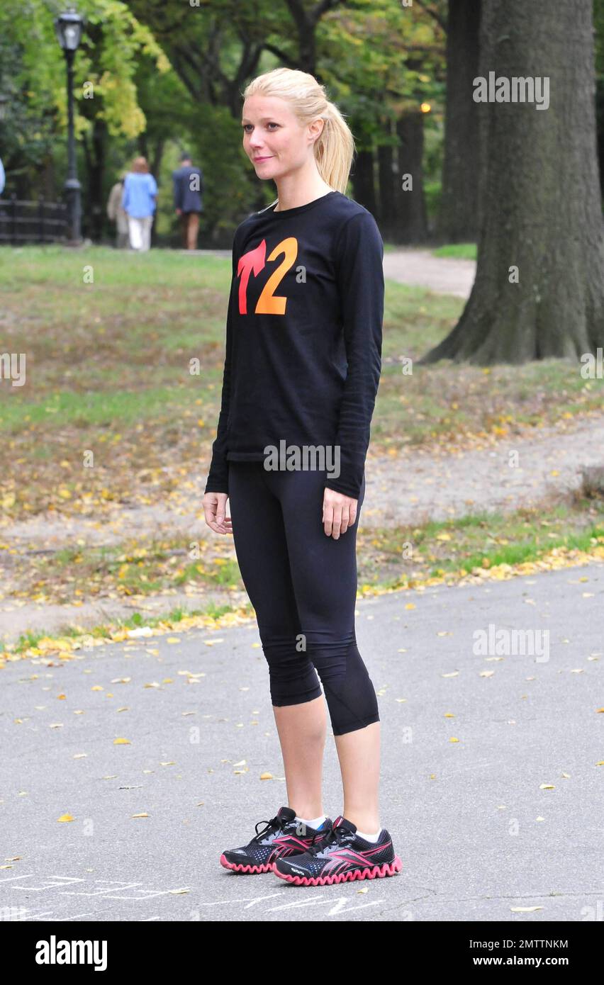 Gwyneth Paltrow and Mark Ruffalo film scenes on the set of their new