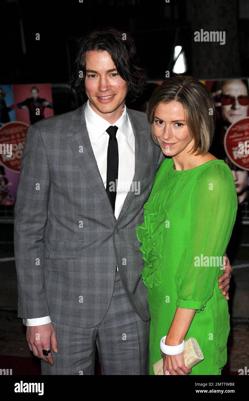 Tom Wisdom attends the world premiere of "The Boat That Rocked" at the  Odeon Cinema in Leicester Square. London, UK. 3/23/09 Stock Photo - Alamy