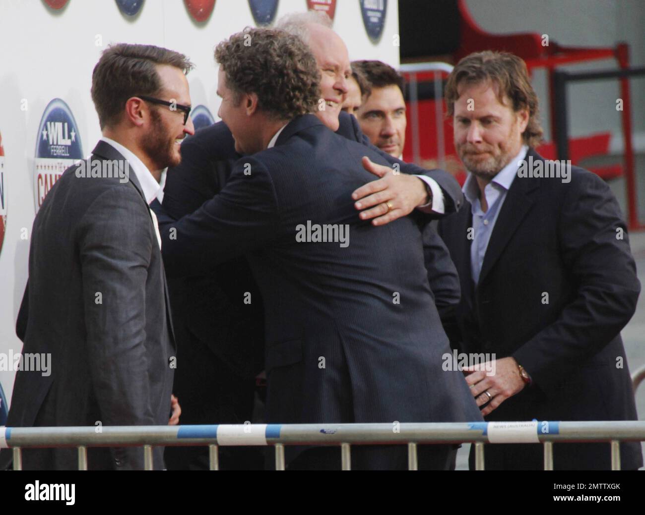 John Lithgow and Will Ferrell at Warner Bros. Premiere of 'The Campaign' held at the Grauman's Chinese Theatre in Los Angeles, CA. 2nd August 2012. Stock Photo