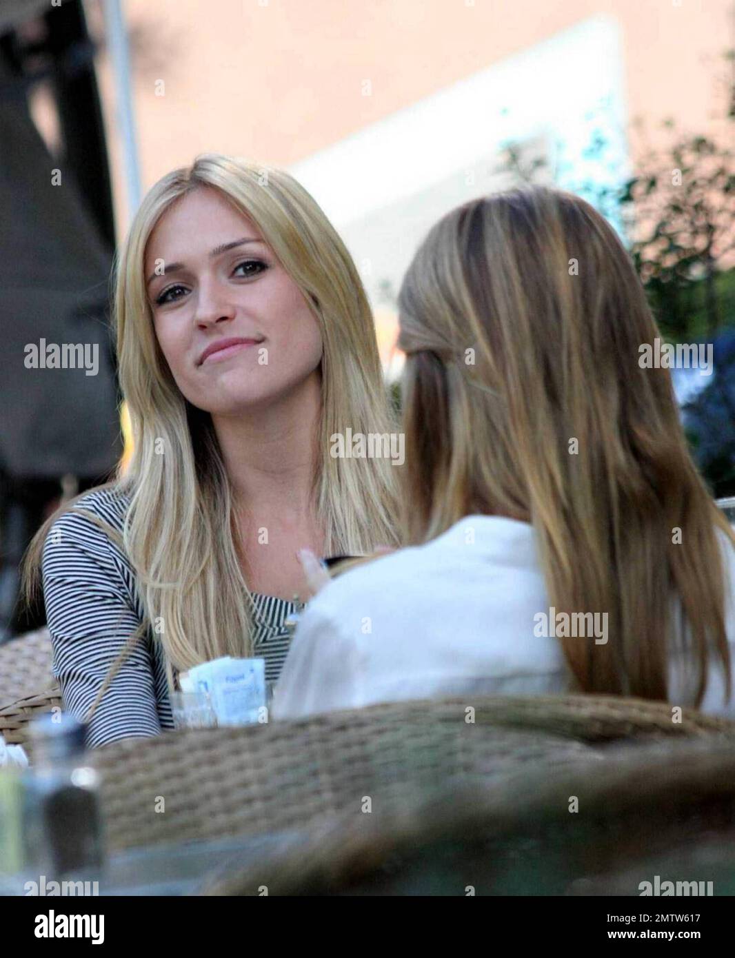 Lo Bosworth and Kristin Cavallari have a discussion over lunch while ...