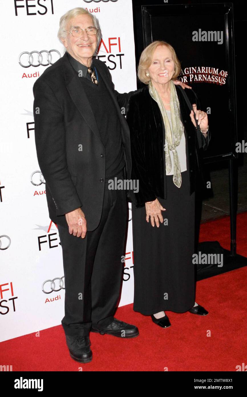 Martin Landau and Eva Marie Saint at the Gala Screening of 'The Imaginarium of Dr. Parnassus' at the AFI Fest. Los Angeles, CA. 11/02/2009. Stock Photo