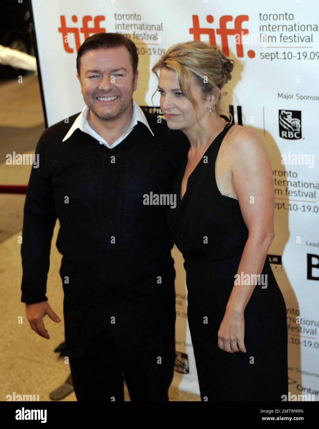 Ricky Gervais at The Invention of Lying premiere at the Toronto ...