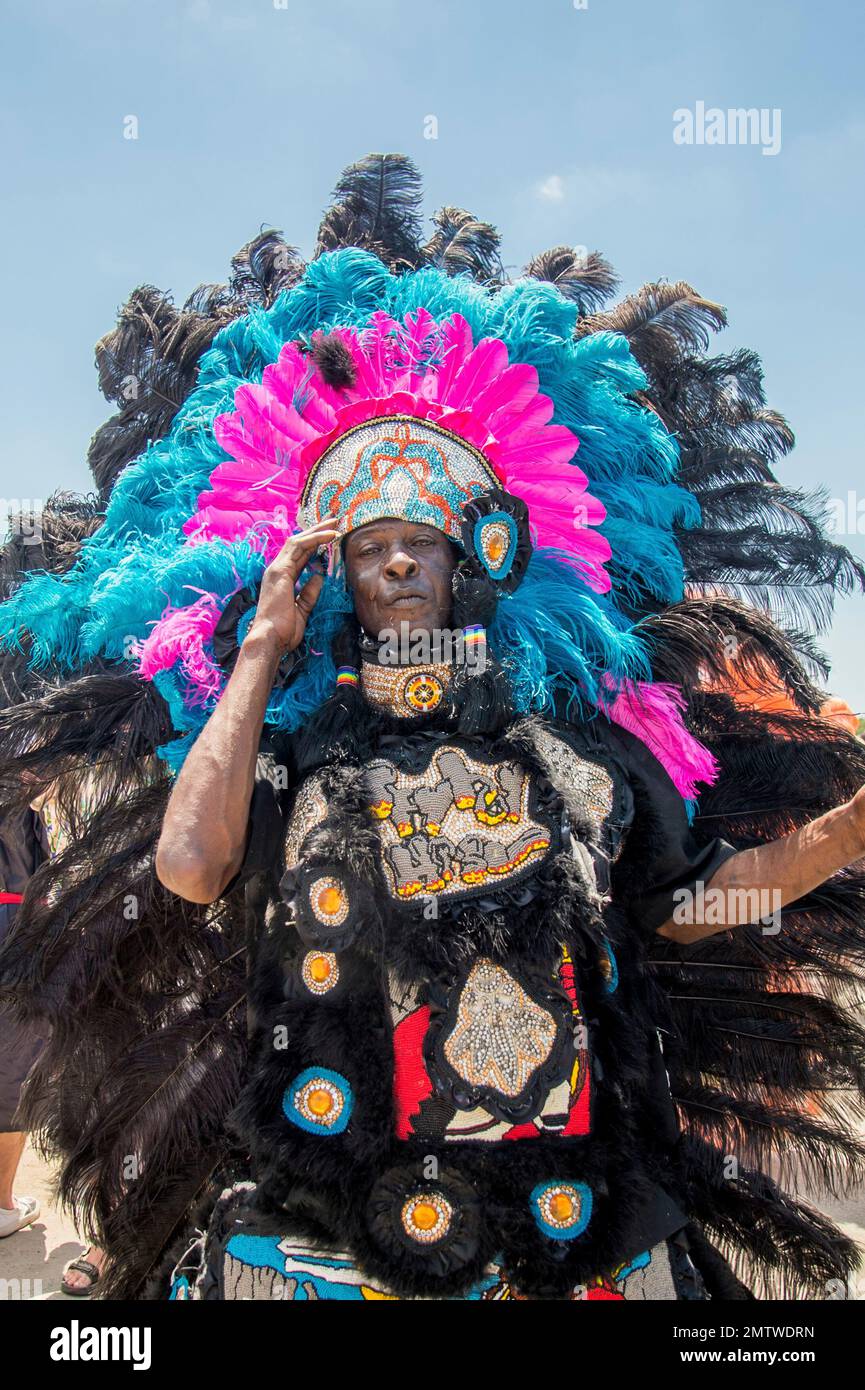 The Apache Hunters perform at the New Orleans Jazz and Heritage ...