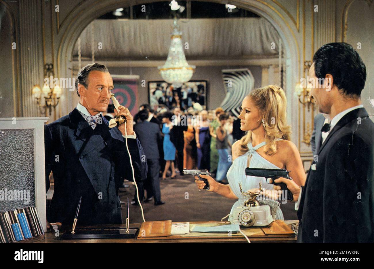 Casino Royale Year: 1967 UK / USA David Niven, Ursula Andress  Director: Val Guest, Ken Hughes Stock Photo