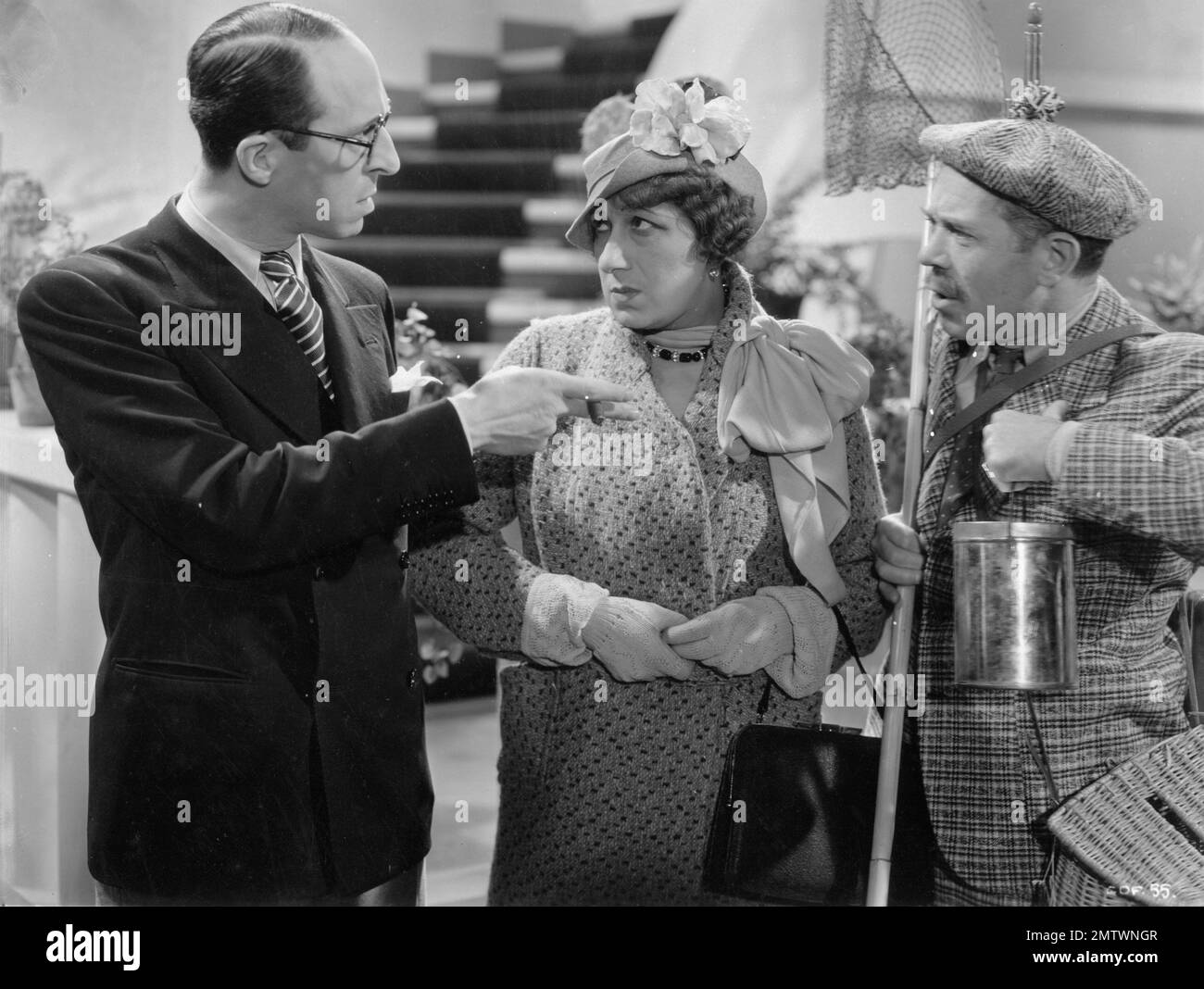 Compartiment de Dames Seules  Year: 1934 - France Armand Bernard, Alice Tissot, Pierre Larquey  Director: Christian-Jaque Stock Photo