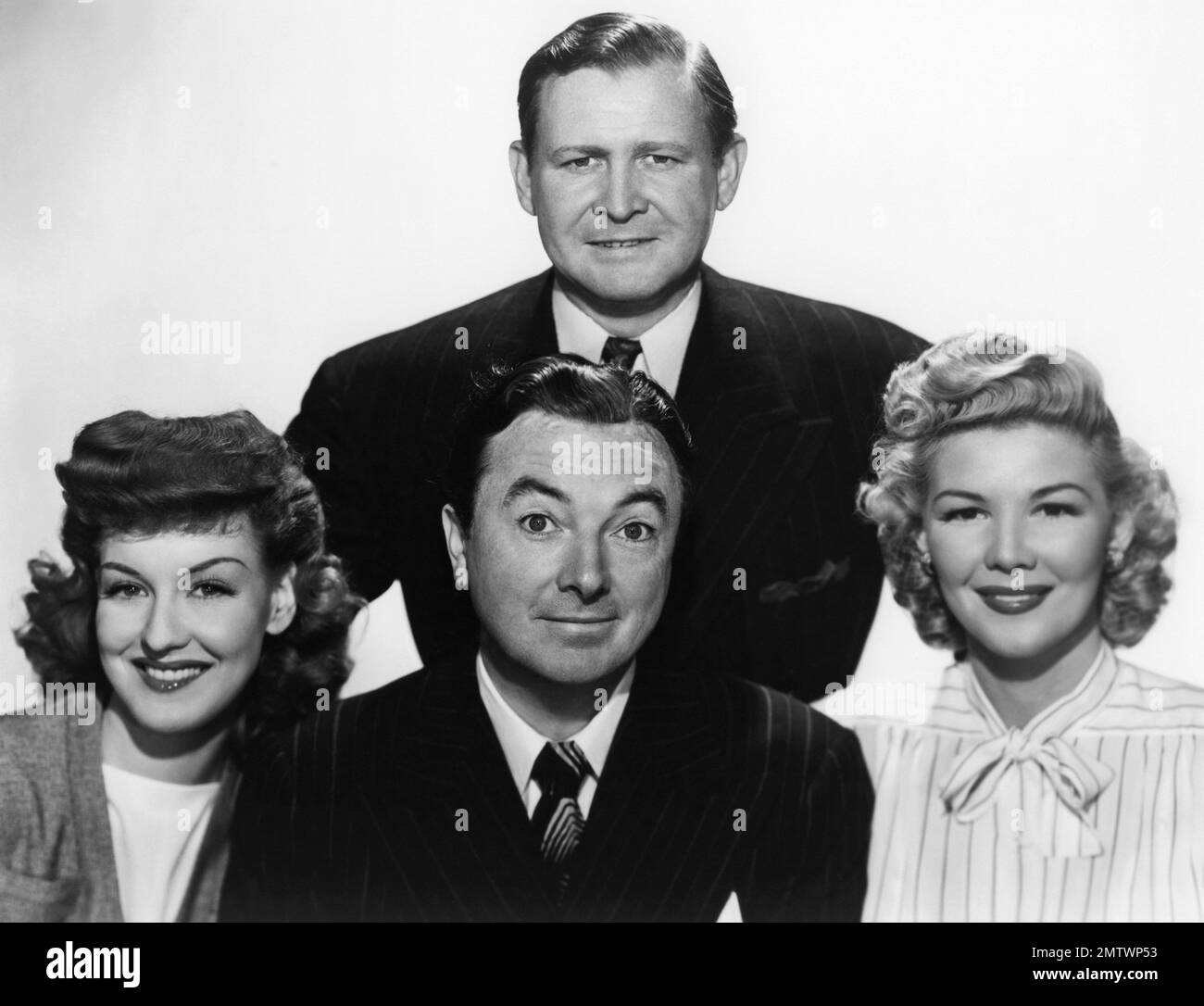 Scared Stiff  Year: 1945 USA Director: Frank McDonald Ann Savage, Jack Haley, Barton MacLane, Veda Ann Borg Stock Photo