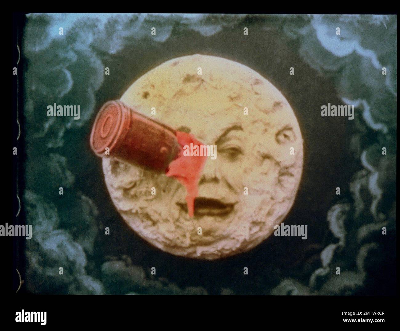 Le Voyage dans la lune  Voyage to the Moon / A Trip to Mars  Year : 1902  France Director : Georges Méliès Colored version restaurated in 2010 Stock Photo