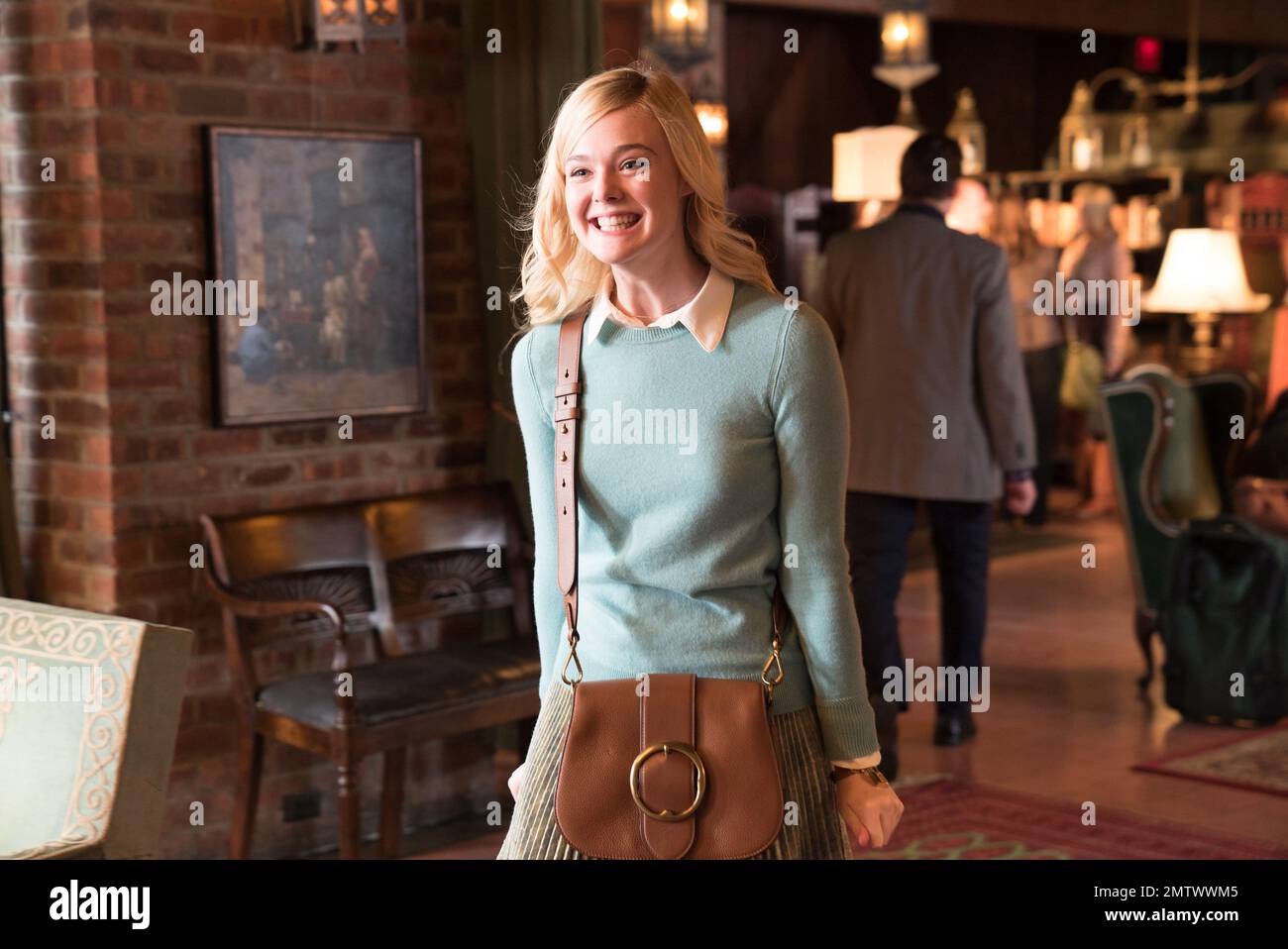 A Rainy Day in New York Year : 2019 USA Director : Woody Allen Elle Fanning Stock Photo