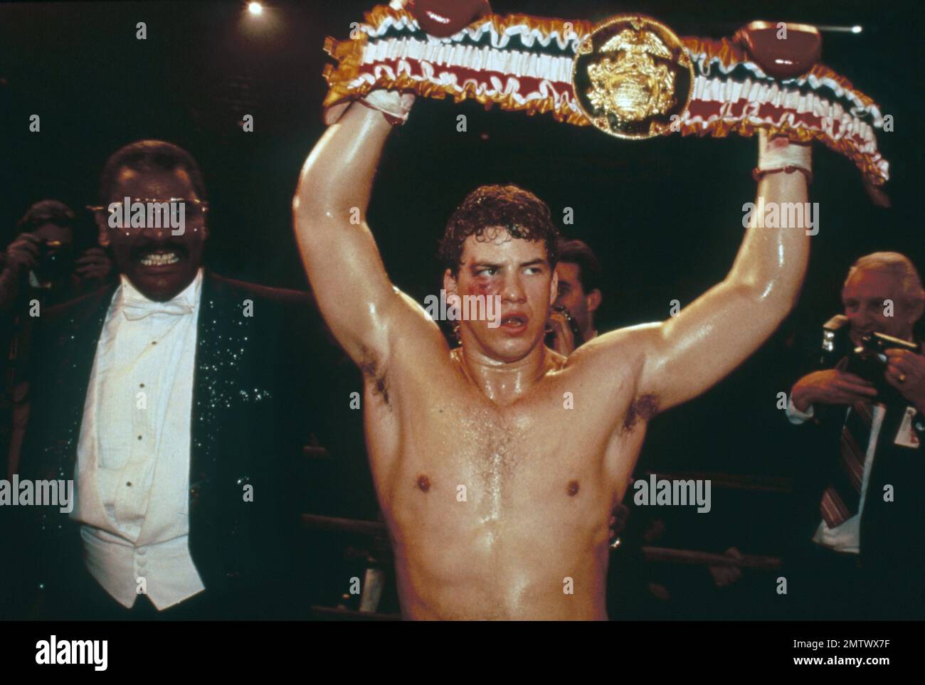 Rocky 5 Year : 1990 USA Director : John G. Avildsen Richard Gant, Tommy Morrison Stock Photo