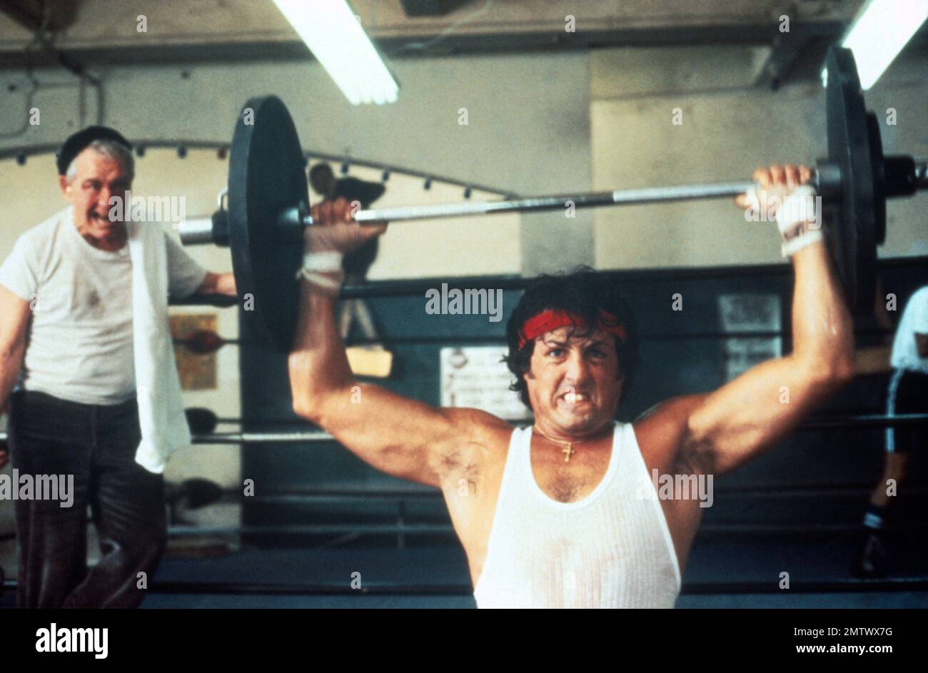 Rocky 2  Year : 1979 USA Director : Sylvester Stallone Burgess Meredith, Sylvester Stallone Stock Photo
