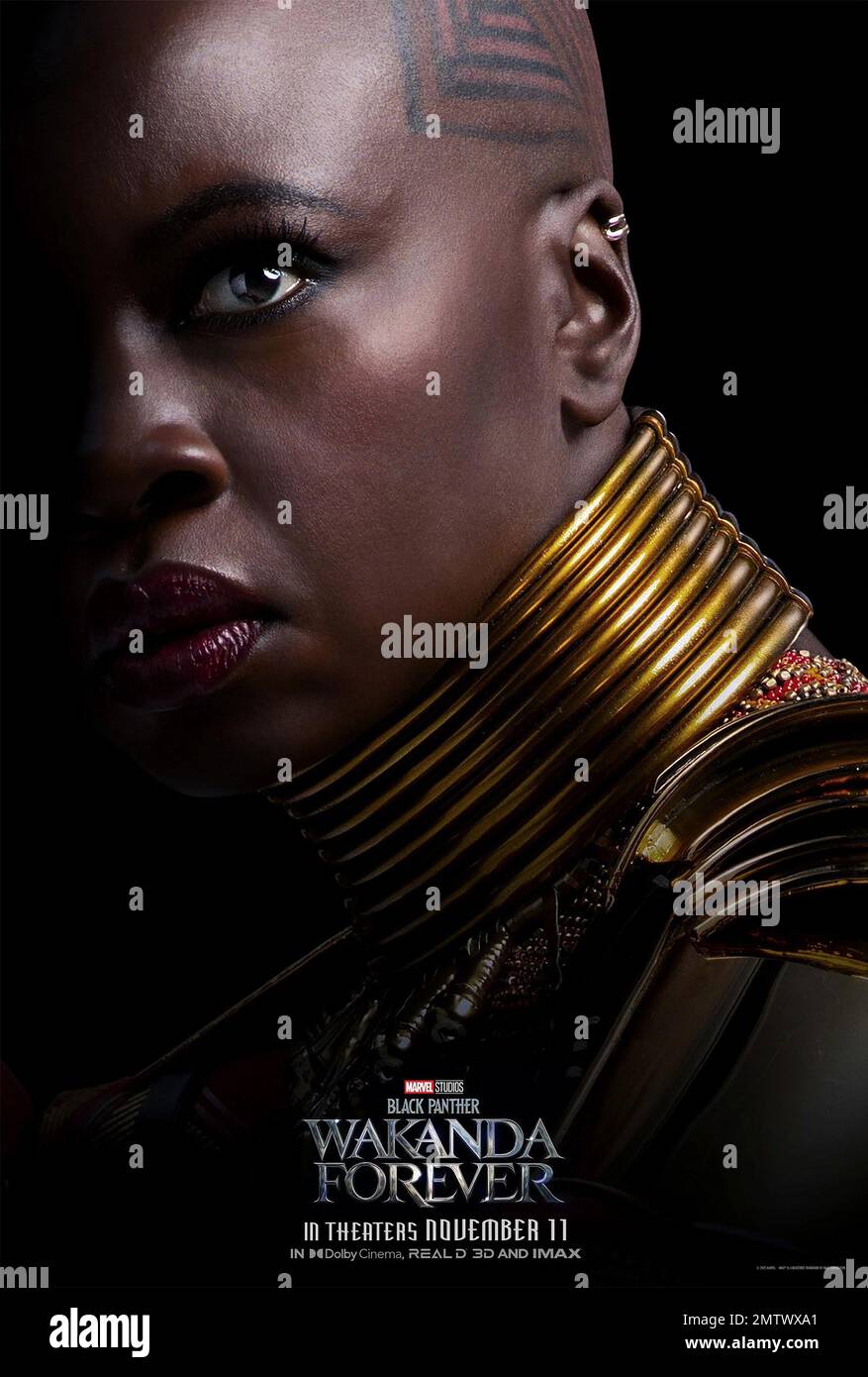 Black Panther: Wakanda Forever Year : 2022 USA Director : Ryan Coogler Danai Gurira American poster Stock Photo