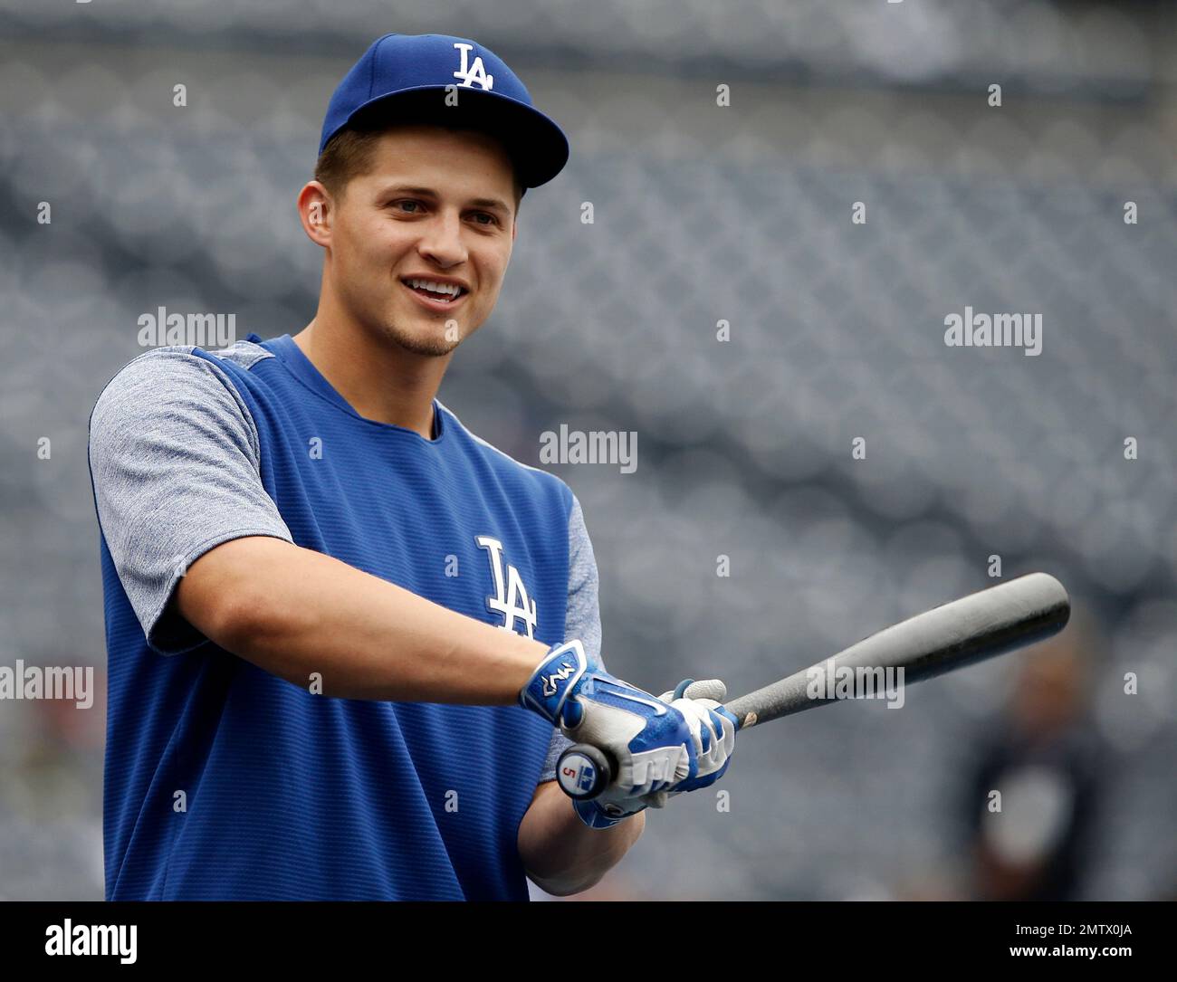 Download Los Angeles Dodgers Corey Seager Wallpaper