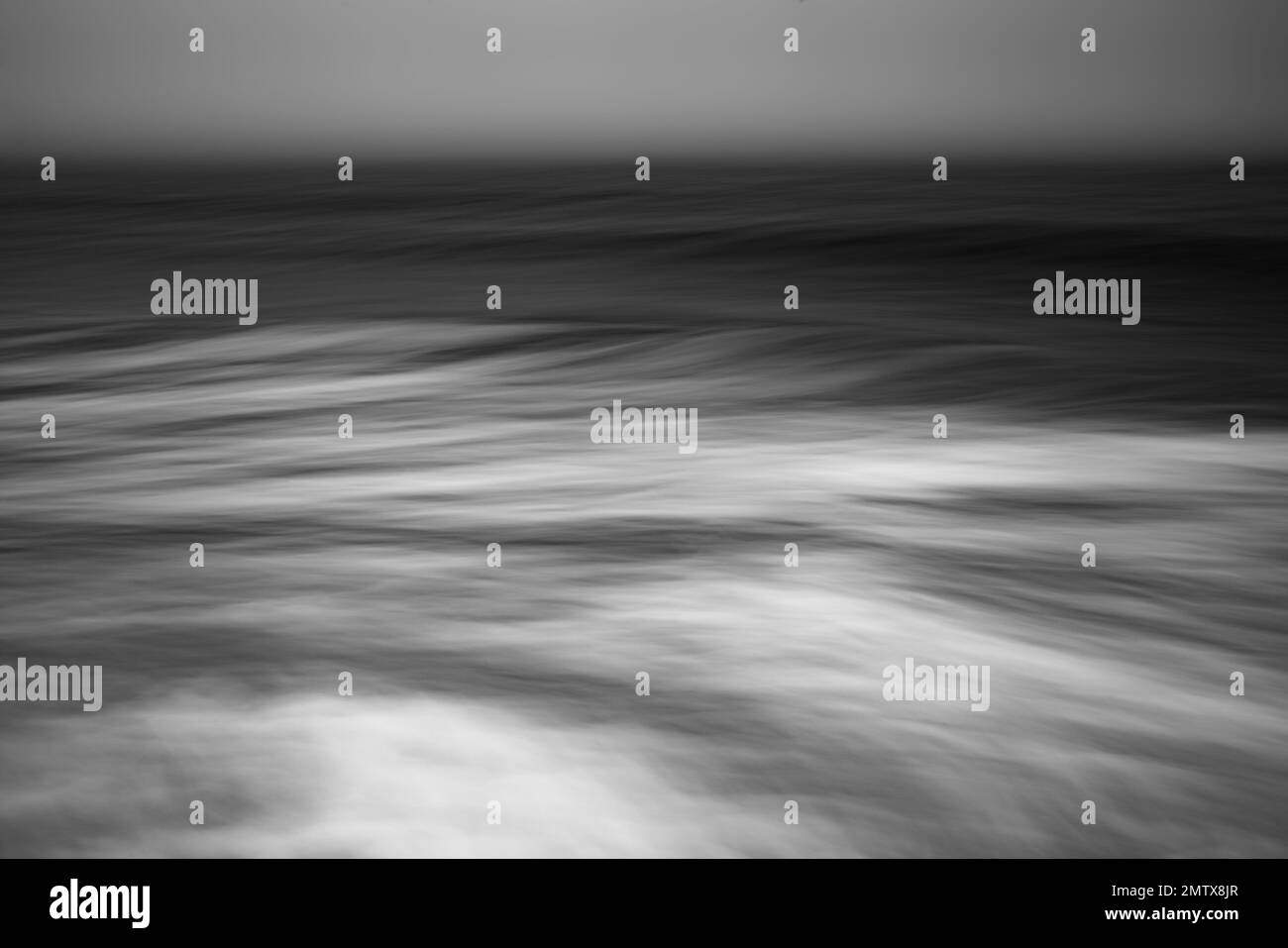 Abstract seascape blur in black and white Stock Photo - Alamy