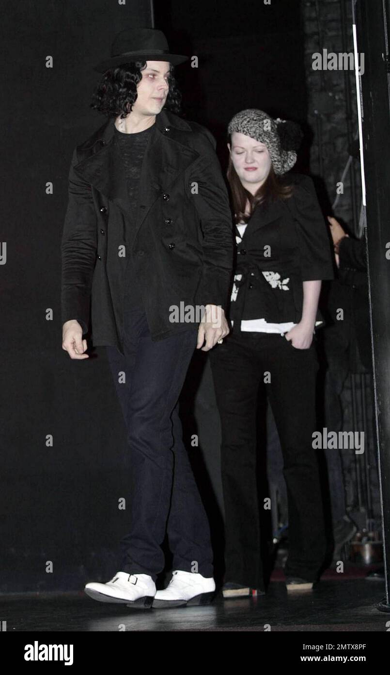 Jack and Meg White attend The White Stripes: Under Great White Northern Lights at the Toronto International Film Festival. Toronto, Canada. 9/18/09. Stock Photo
