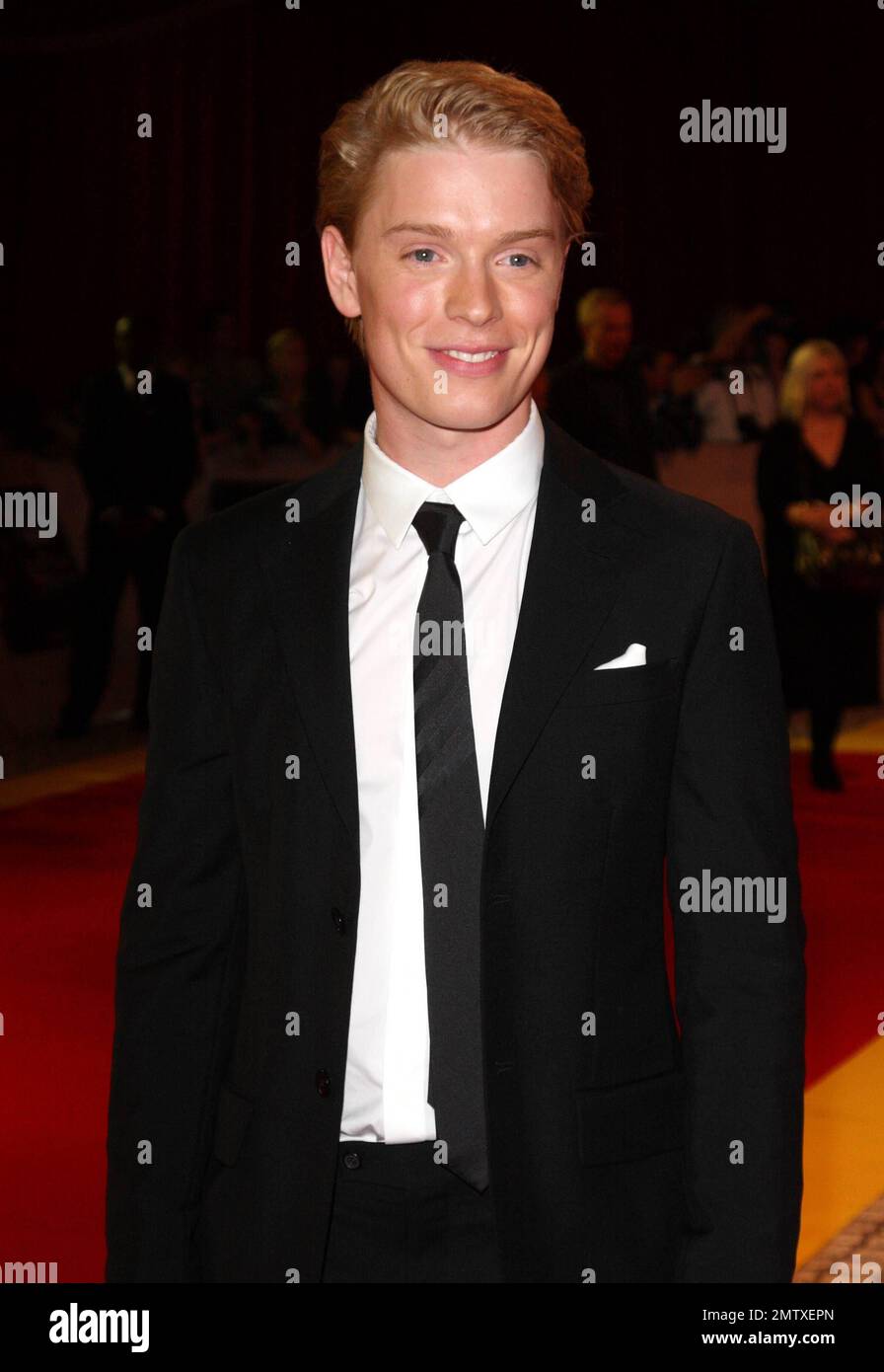 Freddie Fox attends the world premiere of 'Three Musketeers in 3D' held
