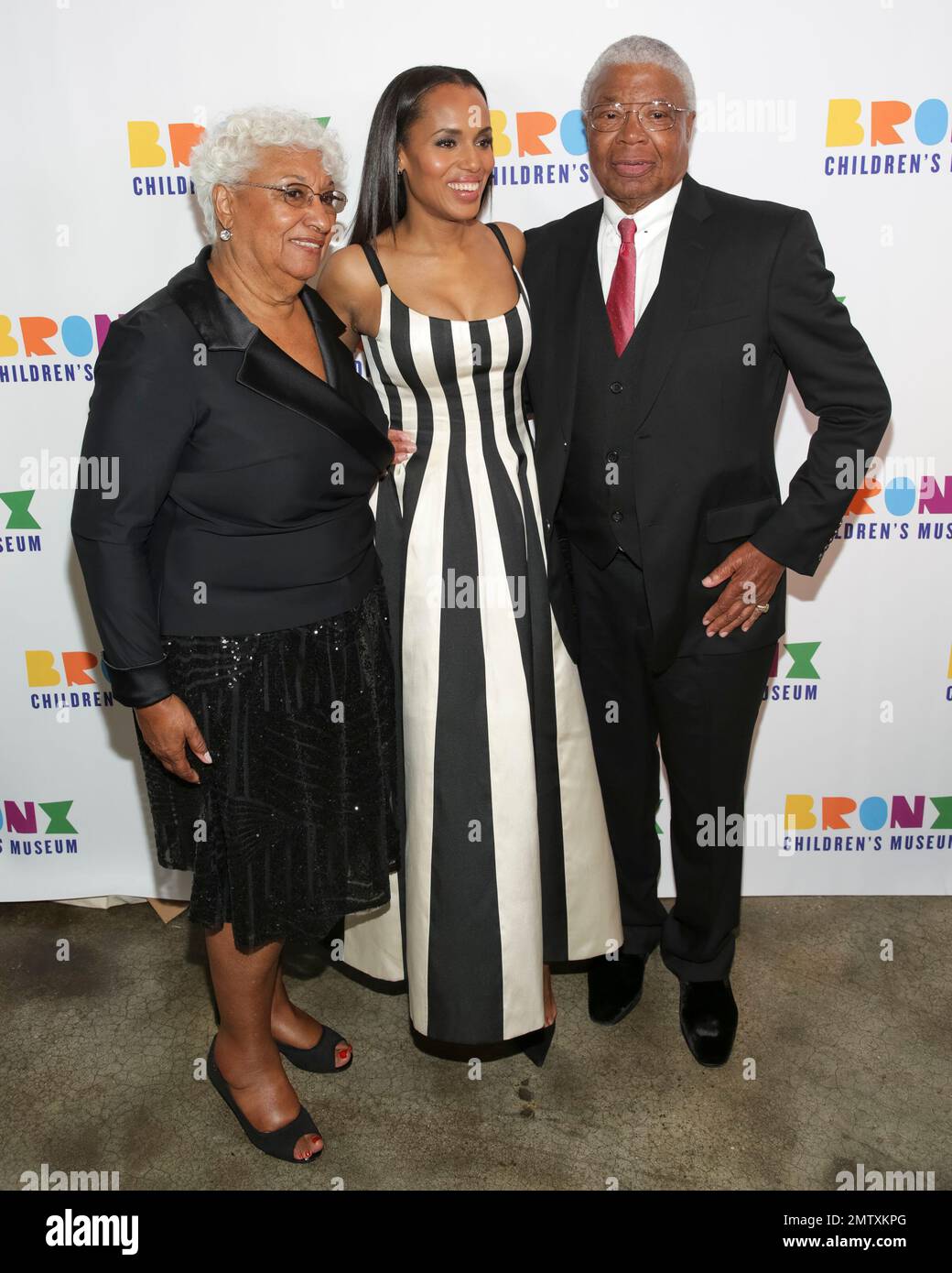 Valerie Washington, from left, Kerry Washington and Earl Washington